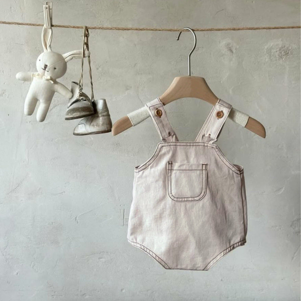 Baby Pocket Stitch Overalls
