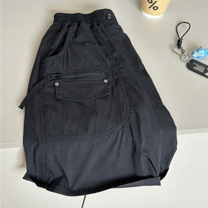 Cargo Pocket Shorts ジッパーポケット ハーフパンツ【mh0012964】