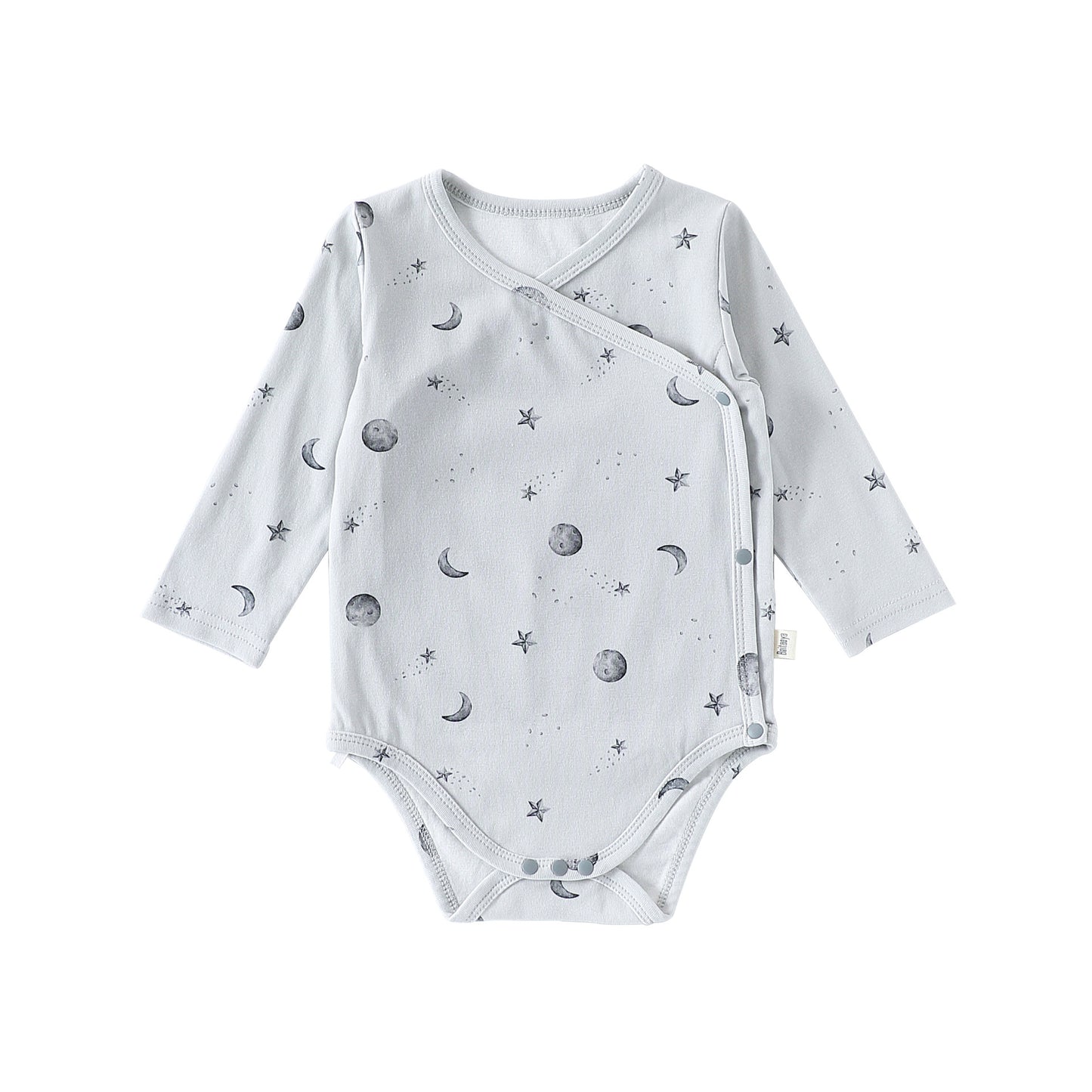 長袖肌着ロンパース/パンツ アニマル/星月プリント ボディスーツ【mh0011724】