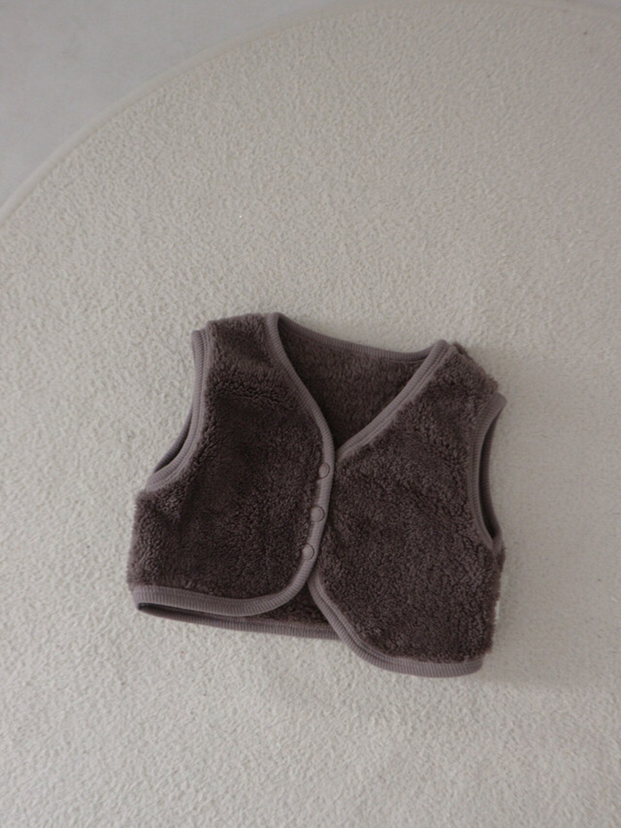 -バイピングシンプルフリース前あきベスト【mh0011200】 - mamahalo shop - ベスト -  べビー服 - 子供服 - 男の子 - 女の子