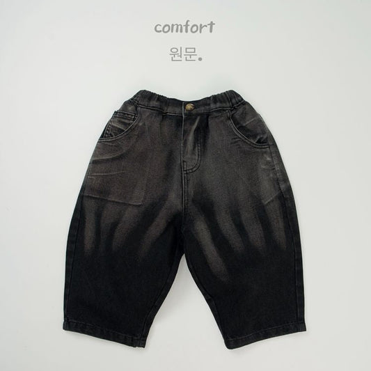 Kids' Vintage-Look Gradient Denim Long Pants [mh0014605]