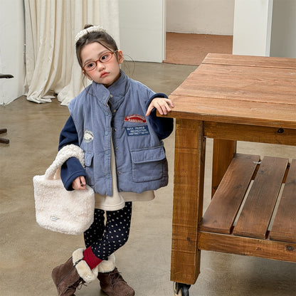 中綿ベスト 裏フリース フィッシャーマンベスト アウター【mh0011905】