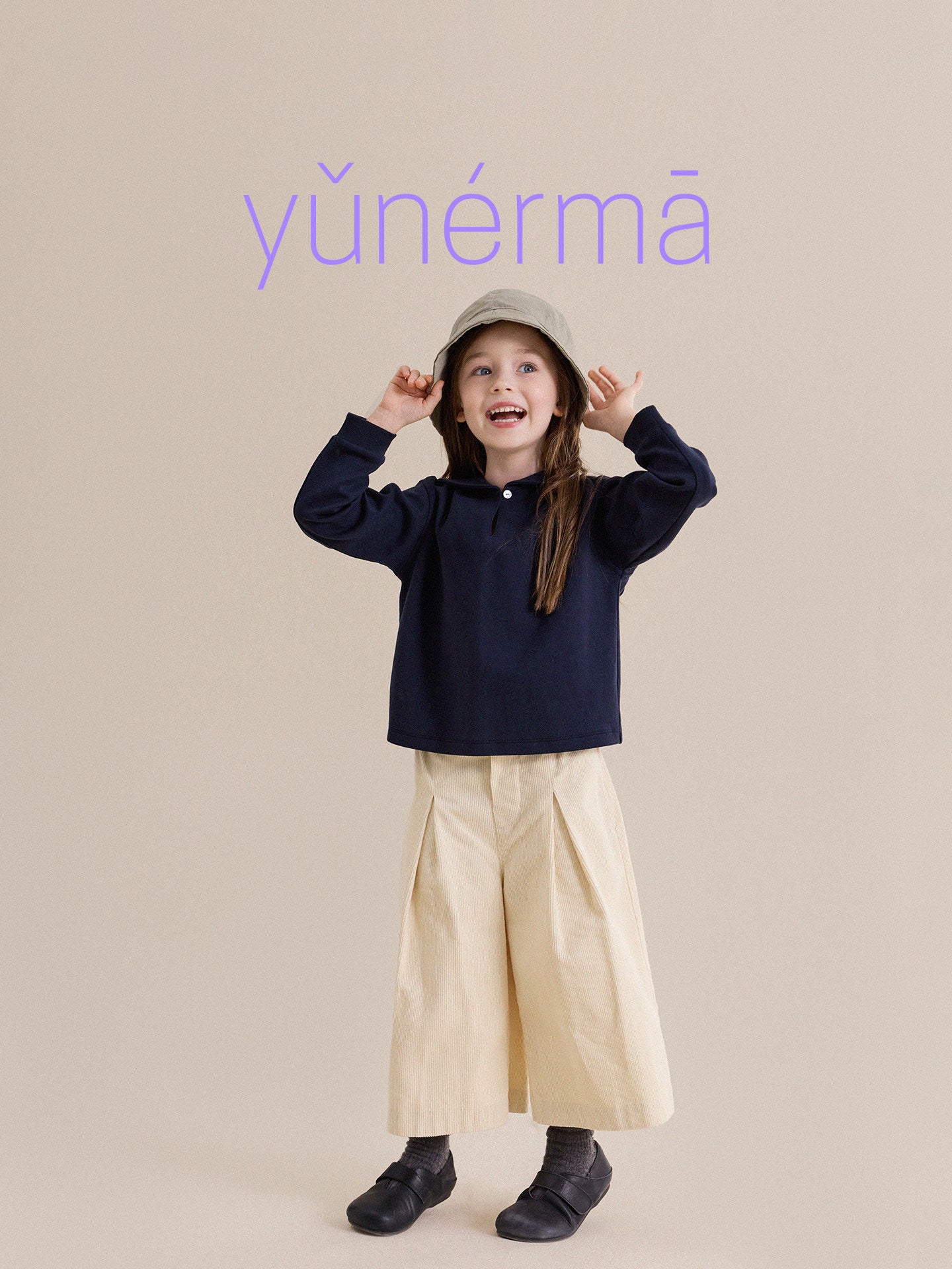 Baby, Kids, and Junior Sailor Collar Long-Sleeve Sweatshirt [mh0013974]