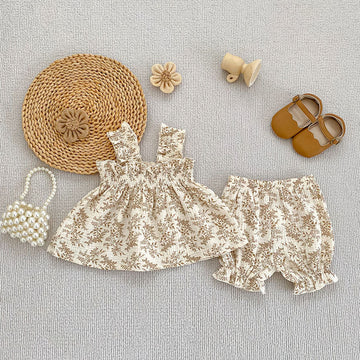 Floral Ruffle Camisole Bloomer フリル キャミソール ブルマ【mh0013159】