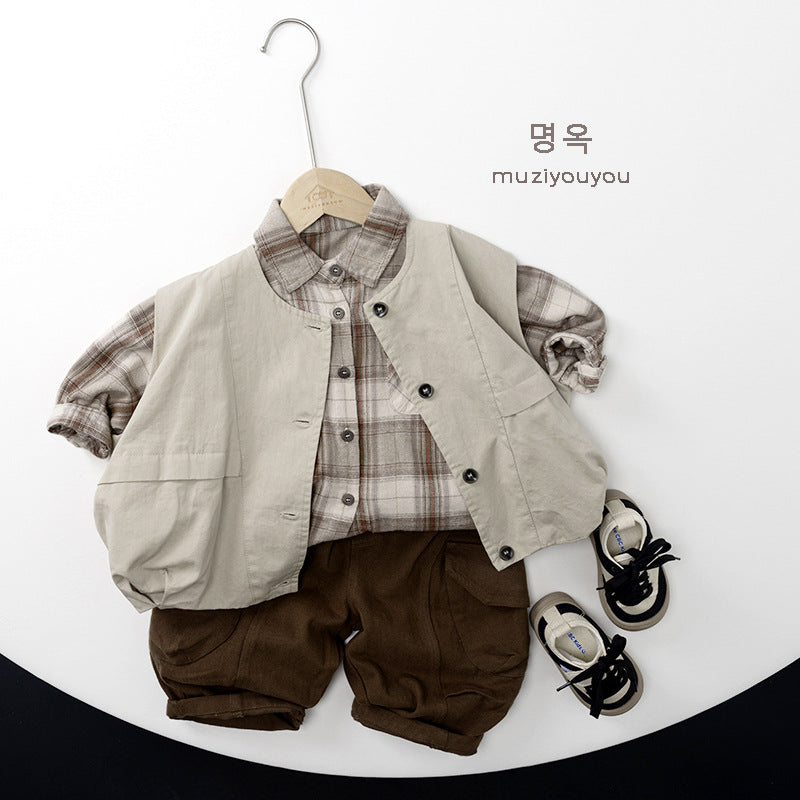 -フラップポケットバルーンカーゴパンツ【mh0010879】 - mamahalo shop - ロングパンツ・スウェットパンツ -  べビー服 - 子供服 - 男の子 - 女の子