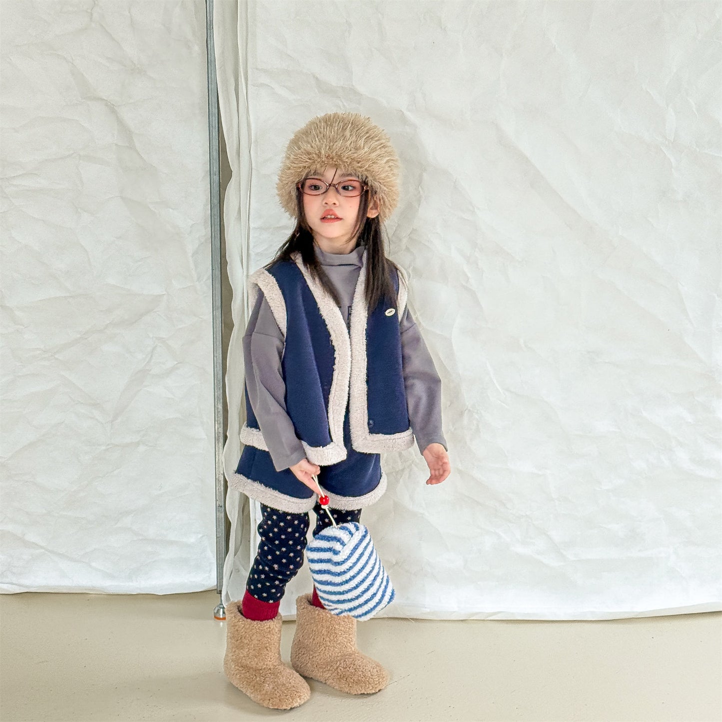 裏ボアセットアップ 2点セット ベスト+ショートパンツ【mh0011906】