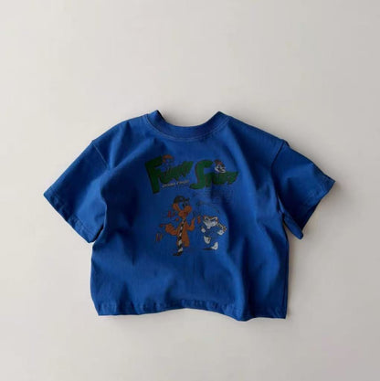 Anime Cartoon Pure Cotton Short-Sleeve Unisex T-shirt 【mh0013274】