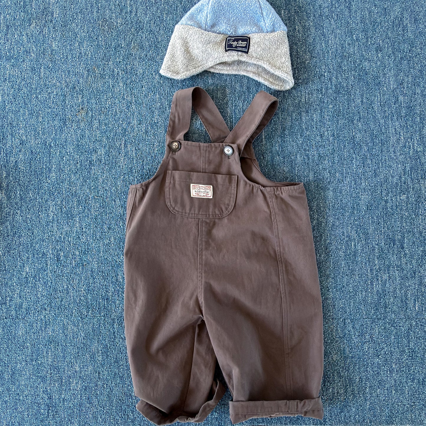 Kids' Polka Dot & Check Pocket Overalls [mh0014053]