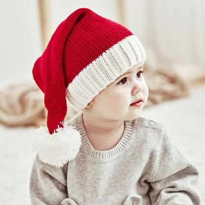 Baby Kids Knit Santa Pom-pom Hat Knit Cap 【mh0000889】