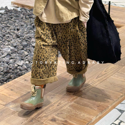 レオパード柄ワイドデニムパンツ【mh0010904】