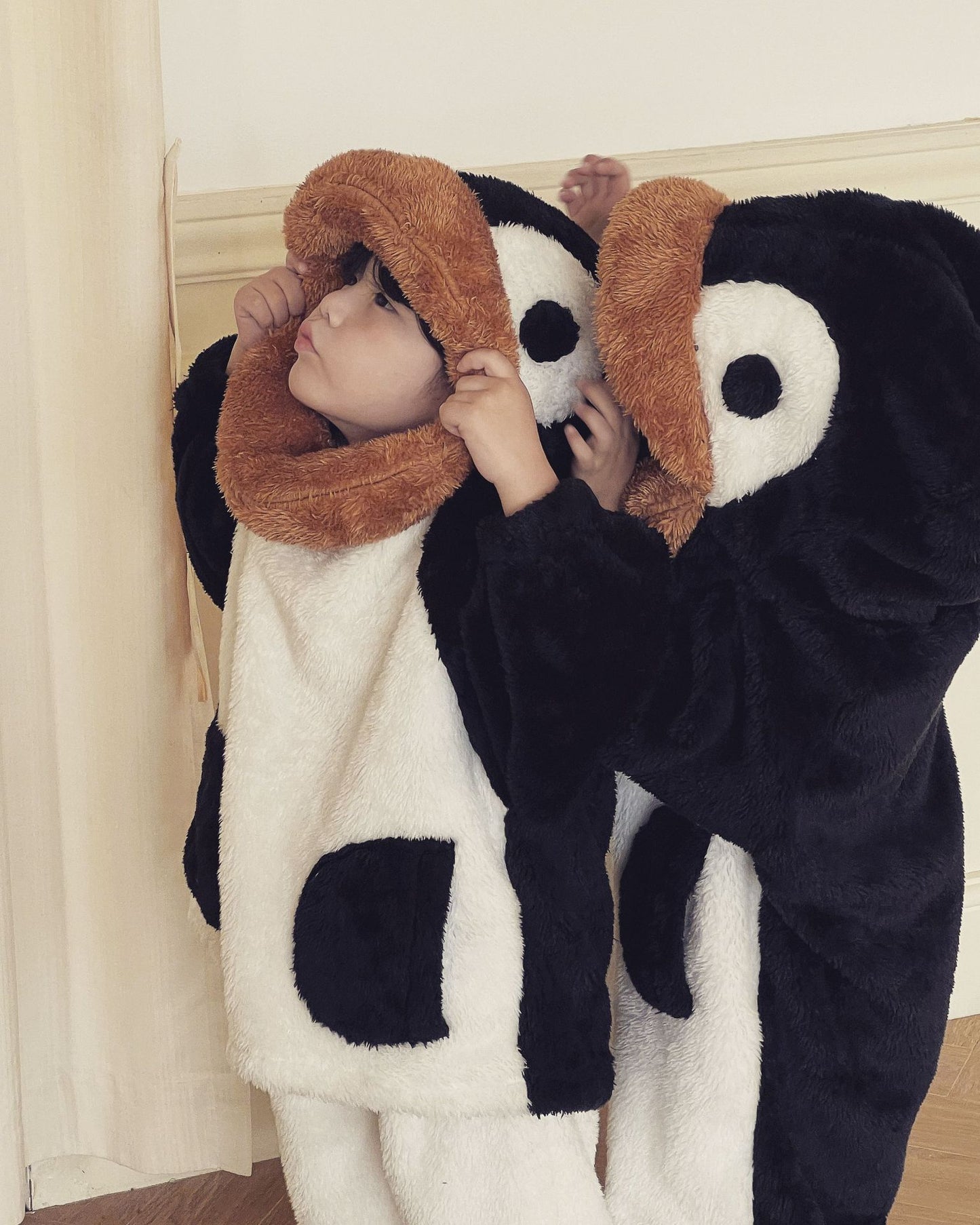 Conjunto de pijama para niños, disfraz, kigurumi de pingüino, disfraz, conjunto de una pieza, conjunto de 2 piezas, conjunto a juego, unisex, niños, niñas, ropa infantil