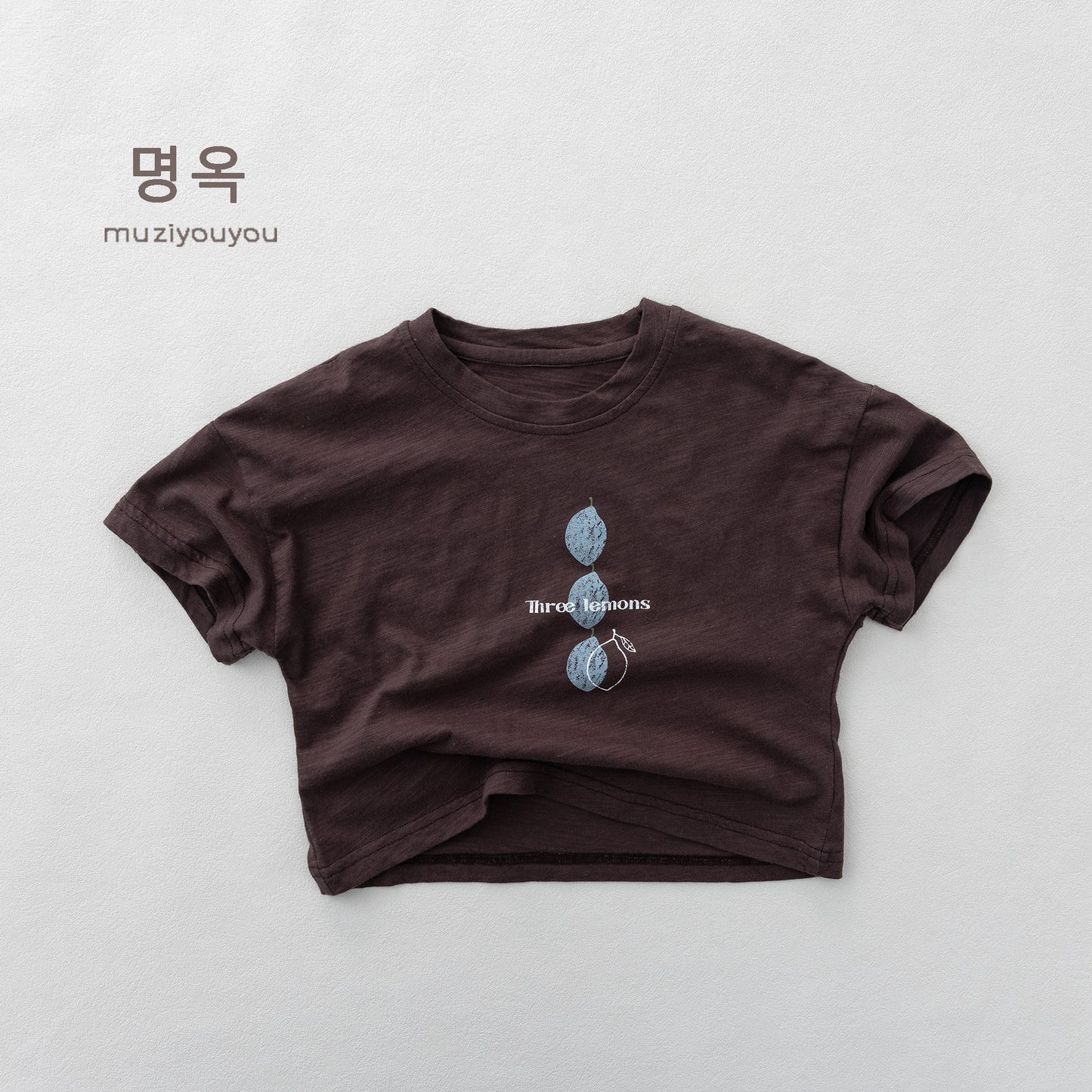 Three Lemons Graphic Tee レモン 半袖Tシャツ【mh0013618】