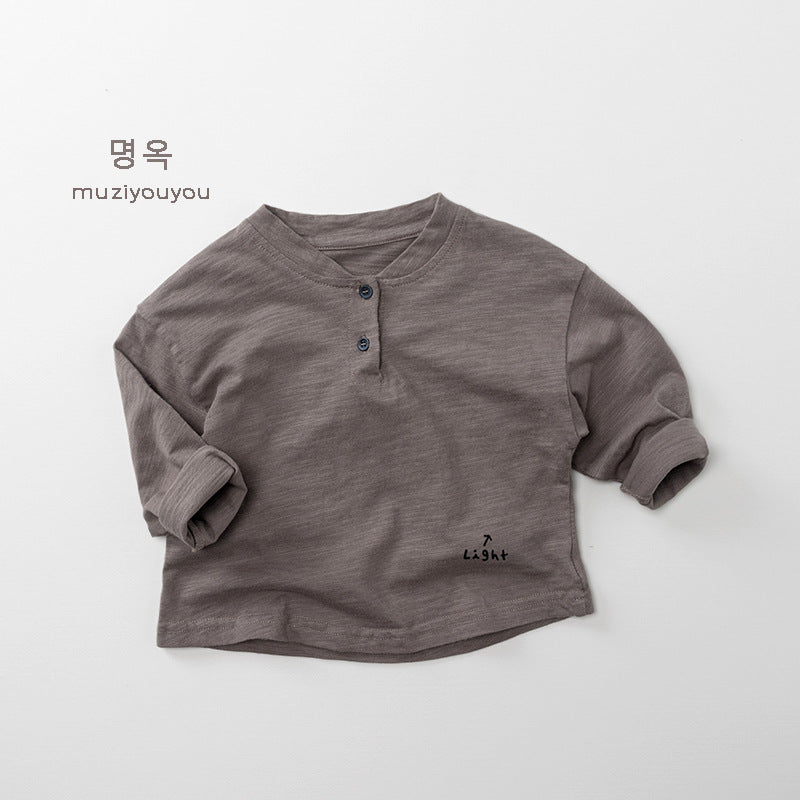 -ライトウェイト長袖Tシャツ【mh0010866】 - mamahalo shop - 長袖Tシャツ -  べビー服 - 子供服 - 男の子 - 女の子