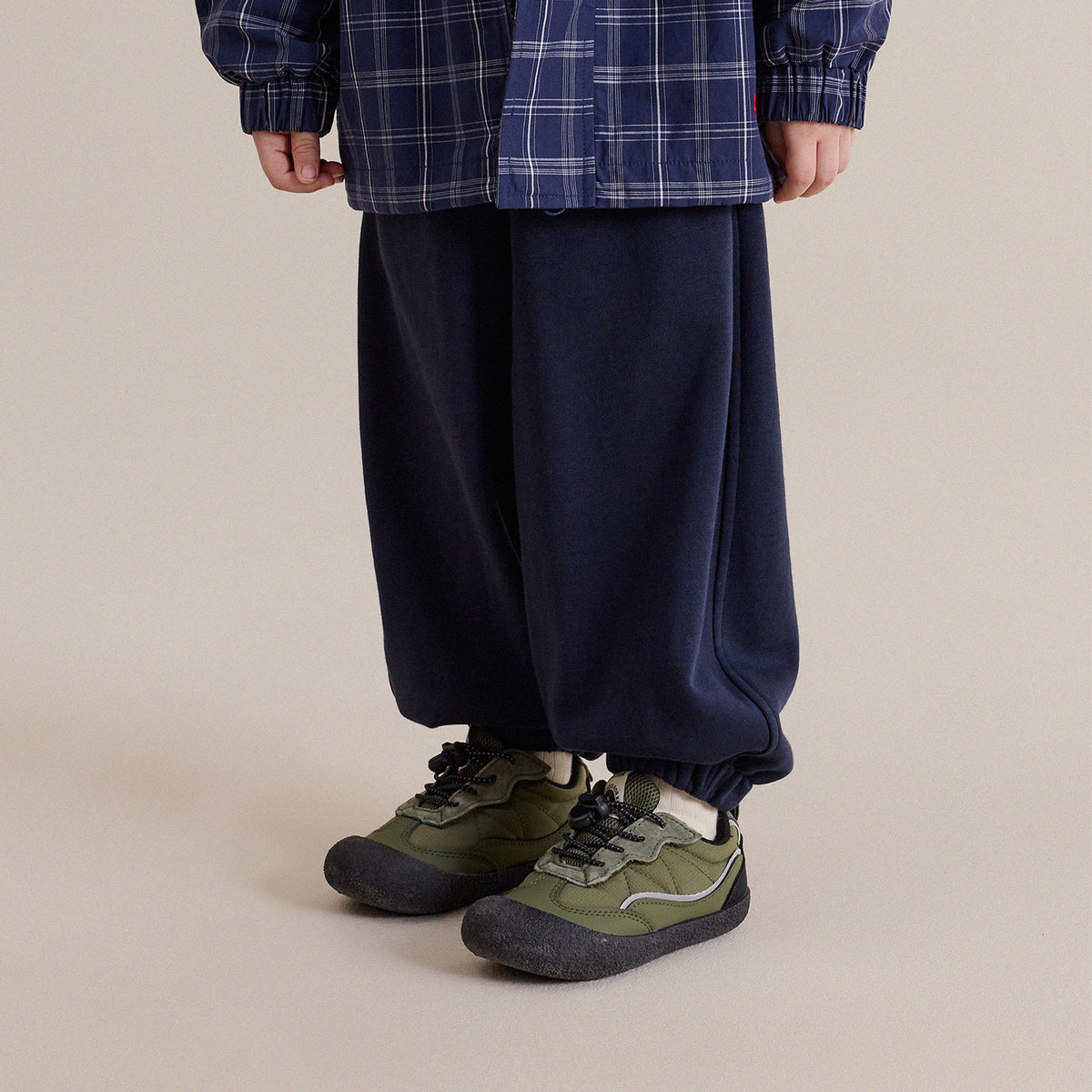 Pantalón de chándal jogger holgado con bolsillos con cremallera para niños y jóvenes [mh0014236]