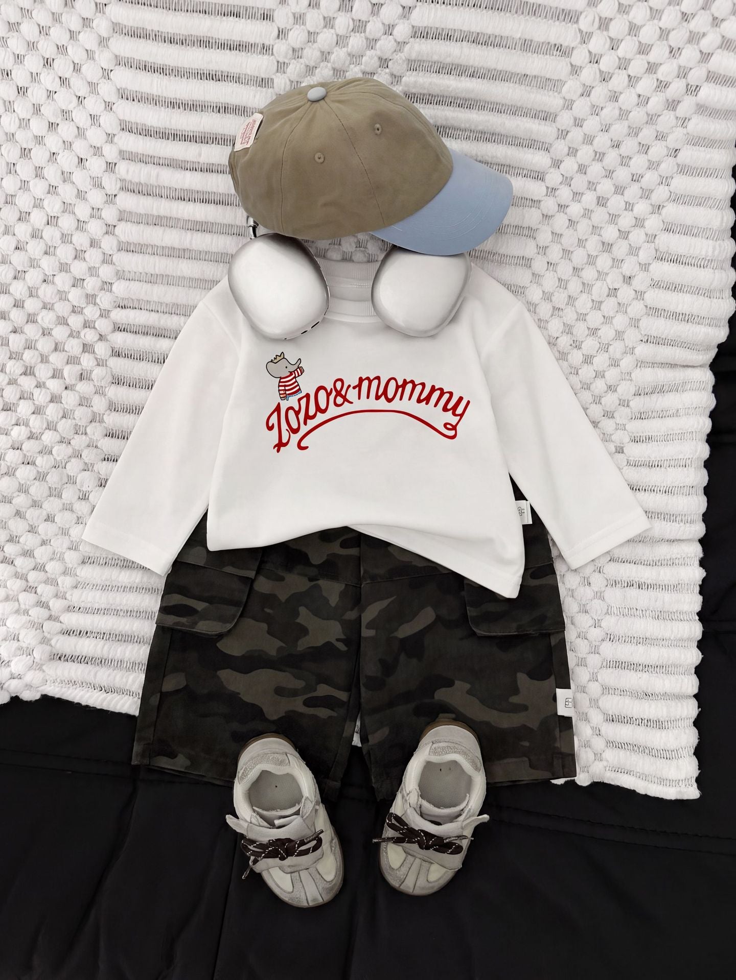 ベビー キッズ 迷彩 ワイド ロングパンツ【mh0014011】