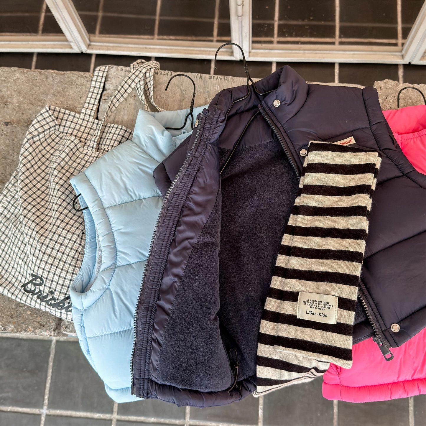 中綿ダウンベスト アウター 裏フリース【mh0011919】