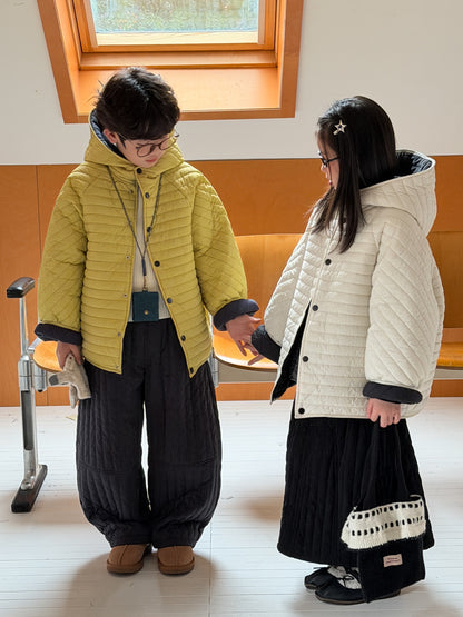 キルティングフーディコート キルトジャケット アウター【mh0011874】