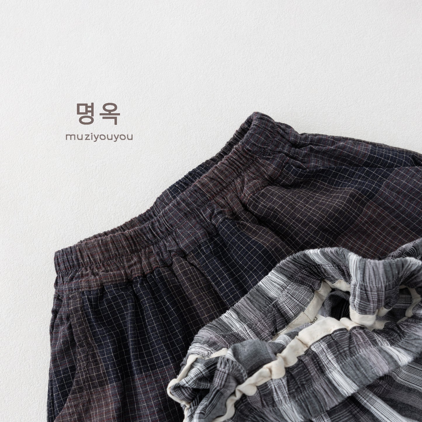 Check Casual Pocket Pants チェック ロングパンツ【mh0013613】