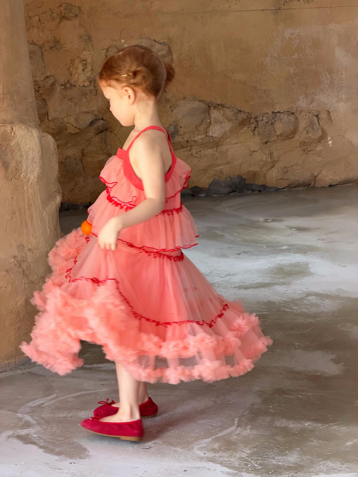 Tiered Tulle Dress ティアード チュールワンピース【mh0013052】