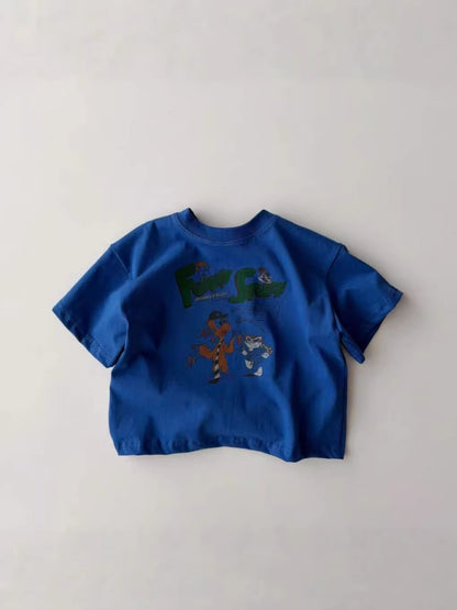 Anime Cartoon Pure Cotton Short-Sleeve Unisex T-shirt 【mh0013274】