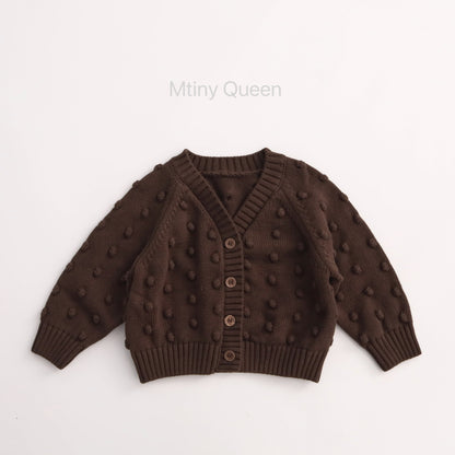 Popcorn Knit Cotton Cardigan ポップコーン コットン カーディガン【mh0012506】