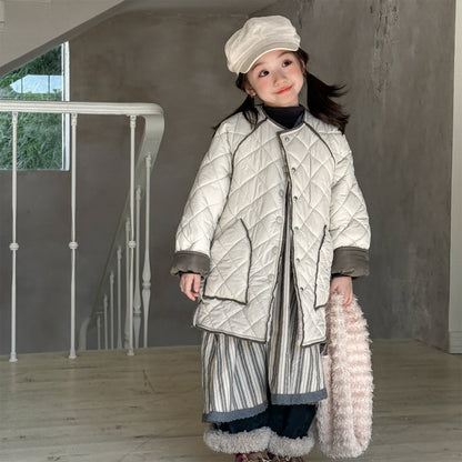 キルトジャケット ノーカラー キルティング アウター【mh0011924】