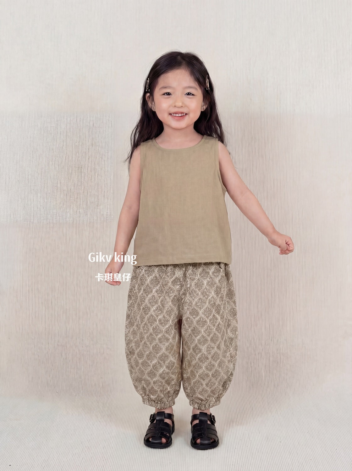 Printed Balloon Pants アラベスク ロングパンツ【mh0013472】