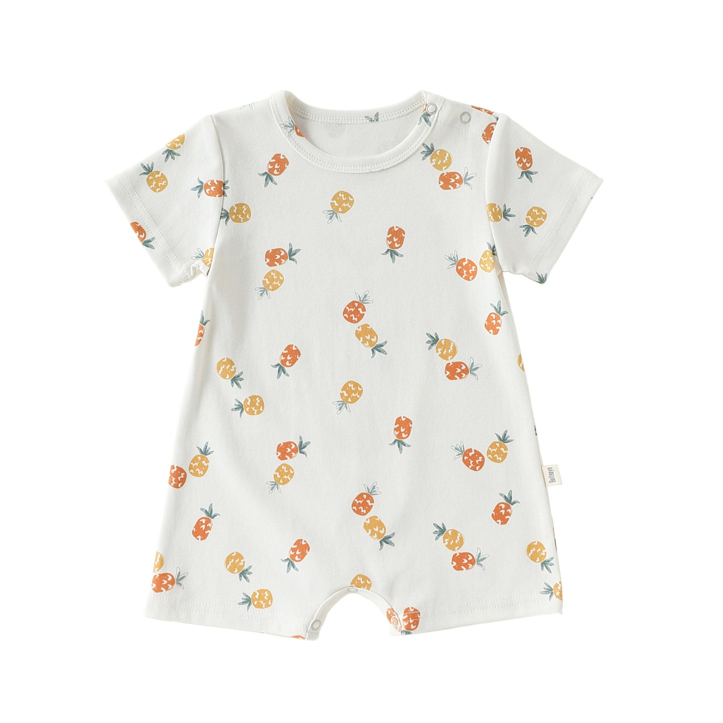 Fruit Pattern Cotton Romper フルーツ 半袖ロンパース【mh0013044】