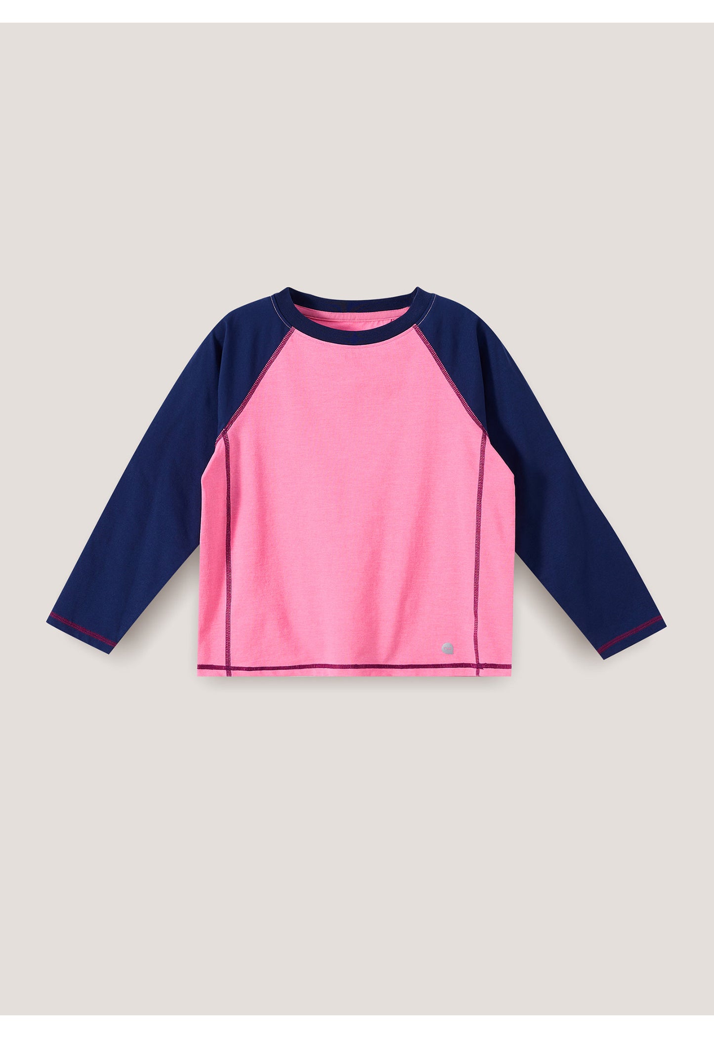 Kids' Junior Color-Block Raglan Sleeve Quick Dry Long Sleeve T-Shirt [mh0013984]