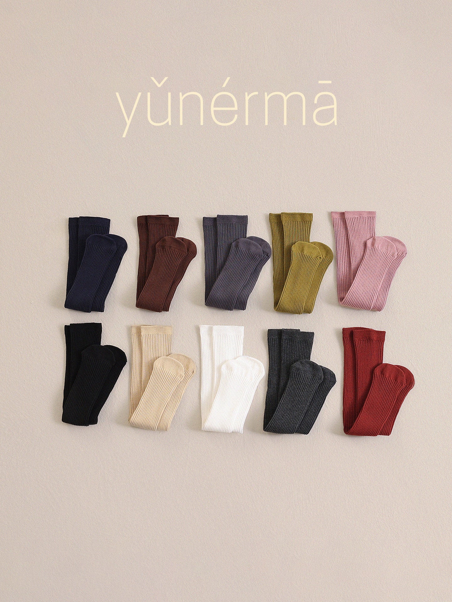 Kids Junior Rib High Socks【mh0013981】