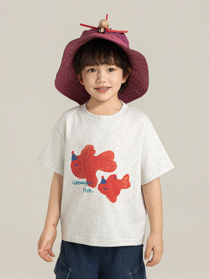 Cute Animal Graphic Cotton T-shirt アニマル プリント コットン Tシャツ【mh0012741】