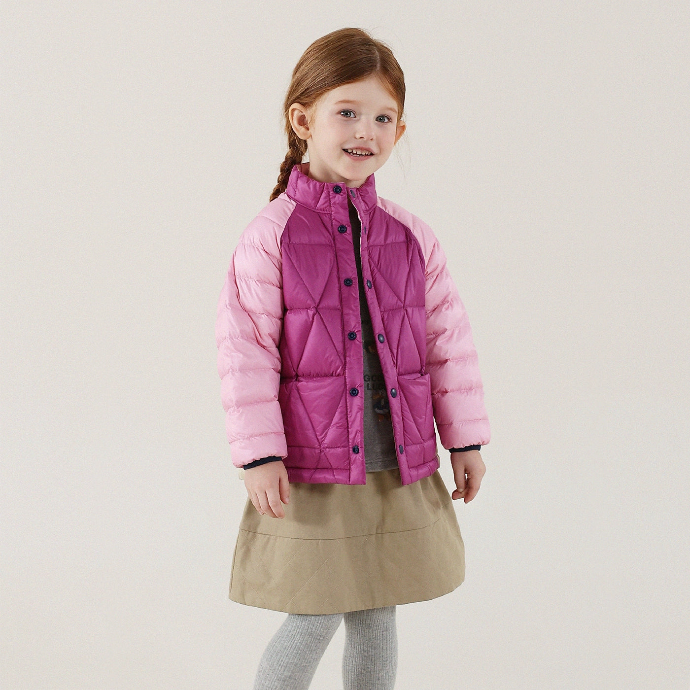 -キッズ ダウンジャケット 90%ホワイトダックダウン 撥水 軽量 アウター【mh0011344】 - mamahalo shop - ショートコート・ジャケット・ジャンパー -  べビー服 - 子供服 - 男の子 - 女の子