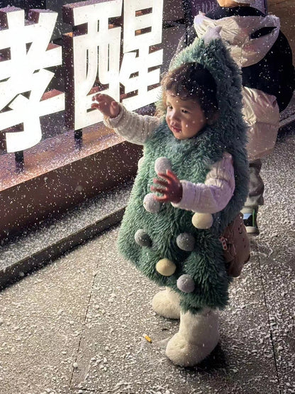 クリスマスツリーコスチューム なりきりキッズベビー パーティウェア【mh0011793】