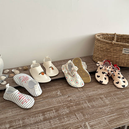 Children's Soft Sole Anti-Slip Beach Shoes フリル マリンシューズ【mh0013327】