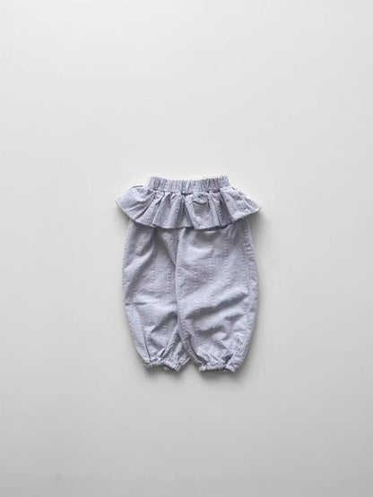 Fashionable Camisole Frill Pants Ruffle Camisole Long Pants [mh0013276]