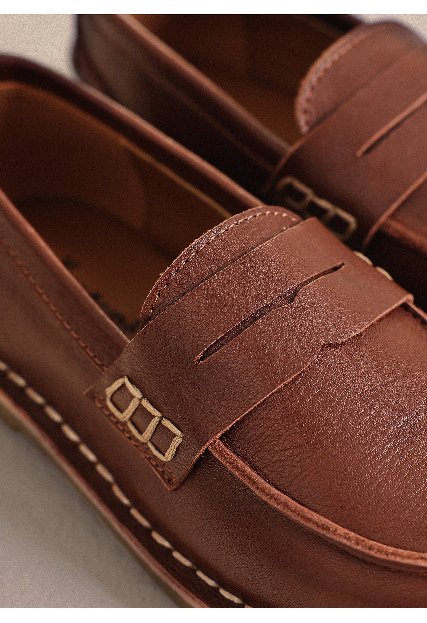 Kids' Junior Slip-on Leather Loafers [mh0013975]