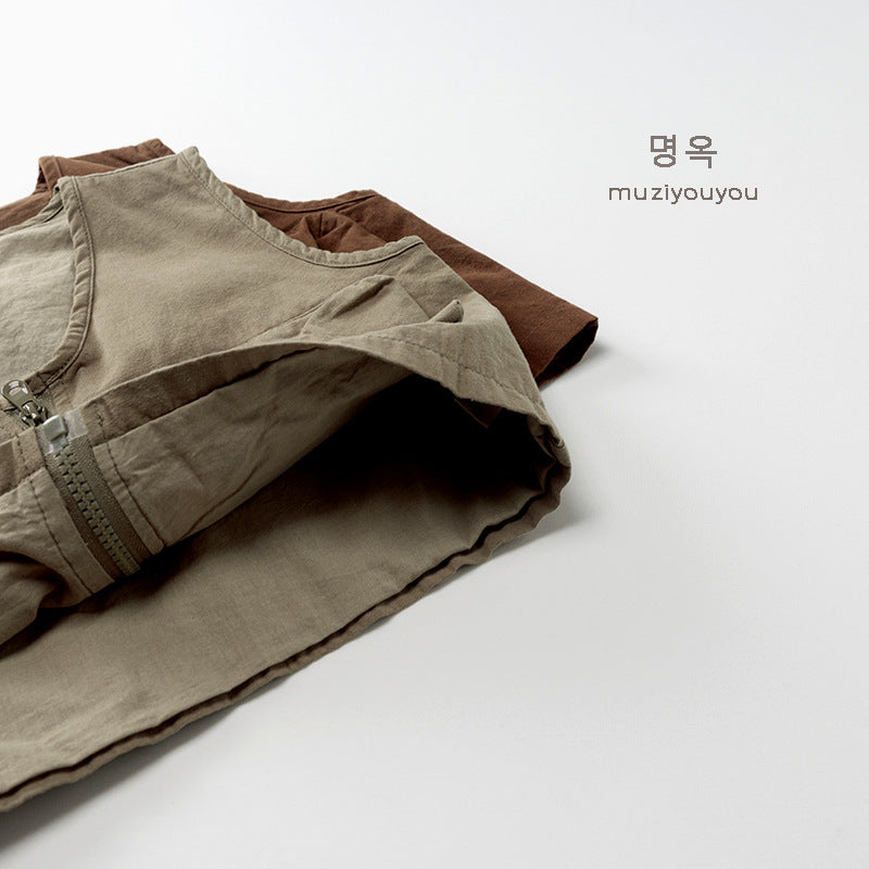 -ビッグポケットフィッシャーマンベスト【mh0010878】 - mamahalo shop - ベスト -  べビー服 - 子供服 - 男の子 - 女の子