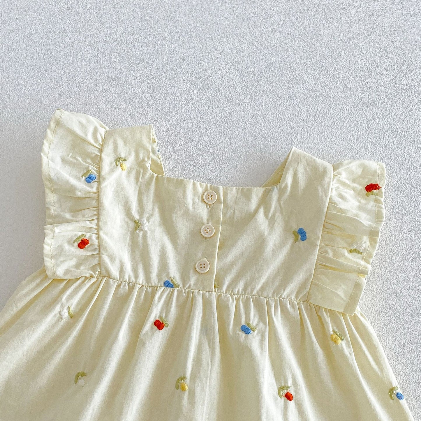 Floral Ruffle Vest Bloomers Set ノースリーブチュニック ブルマ セット【mh0013427】
