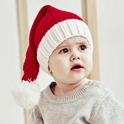 Baby Kids Knit Santa Pom-pom Hat Knit Cap 【mh0000889】