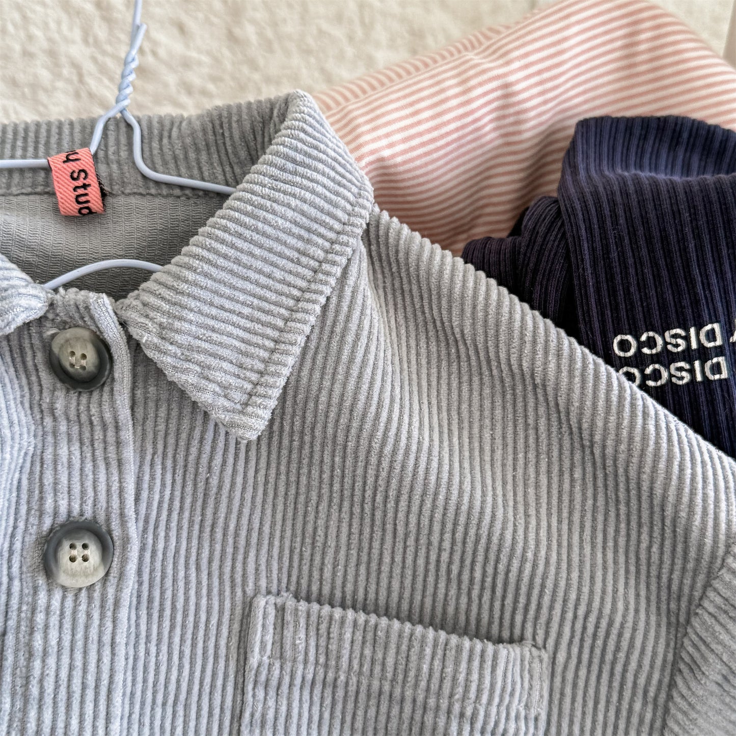 -コーデュロイシャツジャケット シャツコート【mh0010804】 - mamahalo shop - 長袖シャツ・ブラウス -  べビー服 - 子供服 - 男の子 - 女の子