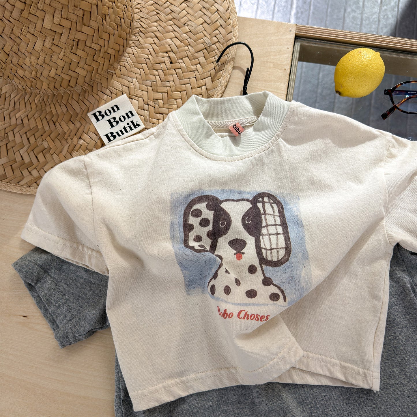 Dalmatian Graphic Cotton Jersey Top Short Sleeve T-shirt アニマル プリント Tシャツ【mh0012660】
