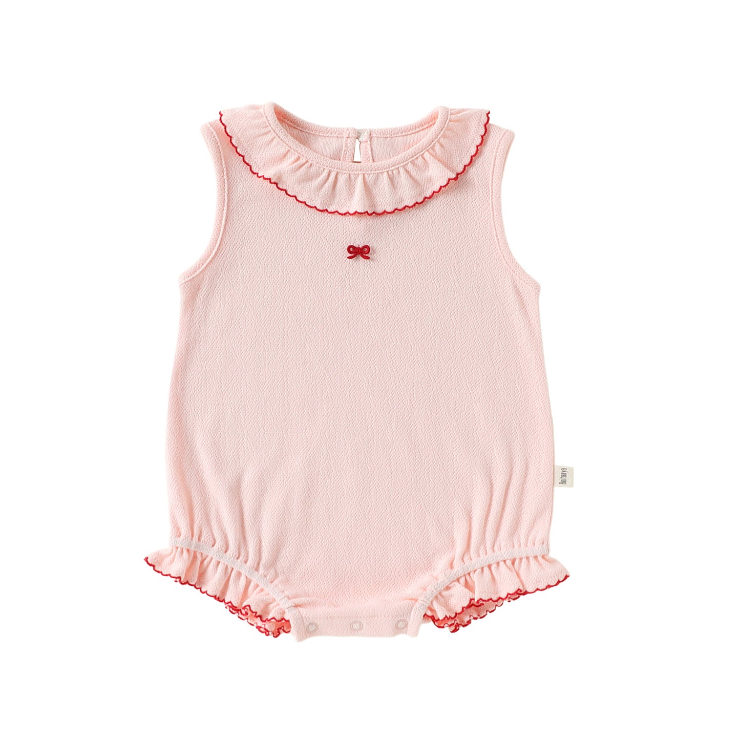 Sleeveless Ruffle Collar Romper メロウ ノースリーブロンパース【mh0013503】
