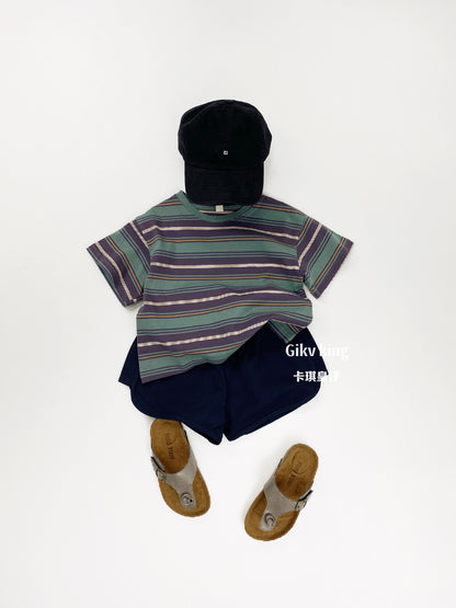 Elastic Waist Drawstring Dolphin Shorts 無地 ショートパンツ【mh0012840】