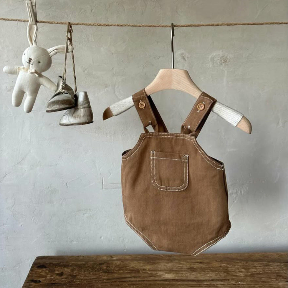 Baby Pocket Stitch Overalls