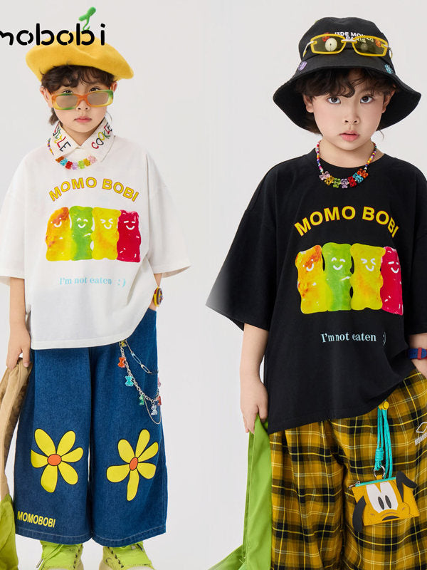 Gummy Bear Graphic Tee クマプリント 半袖Tシャツ【mh0012995】