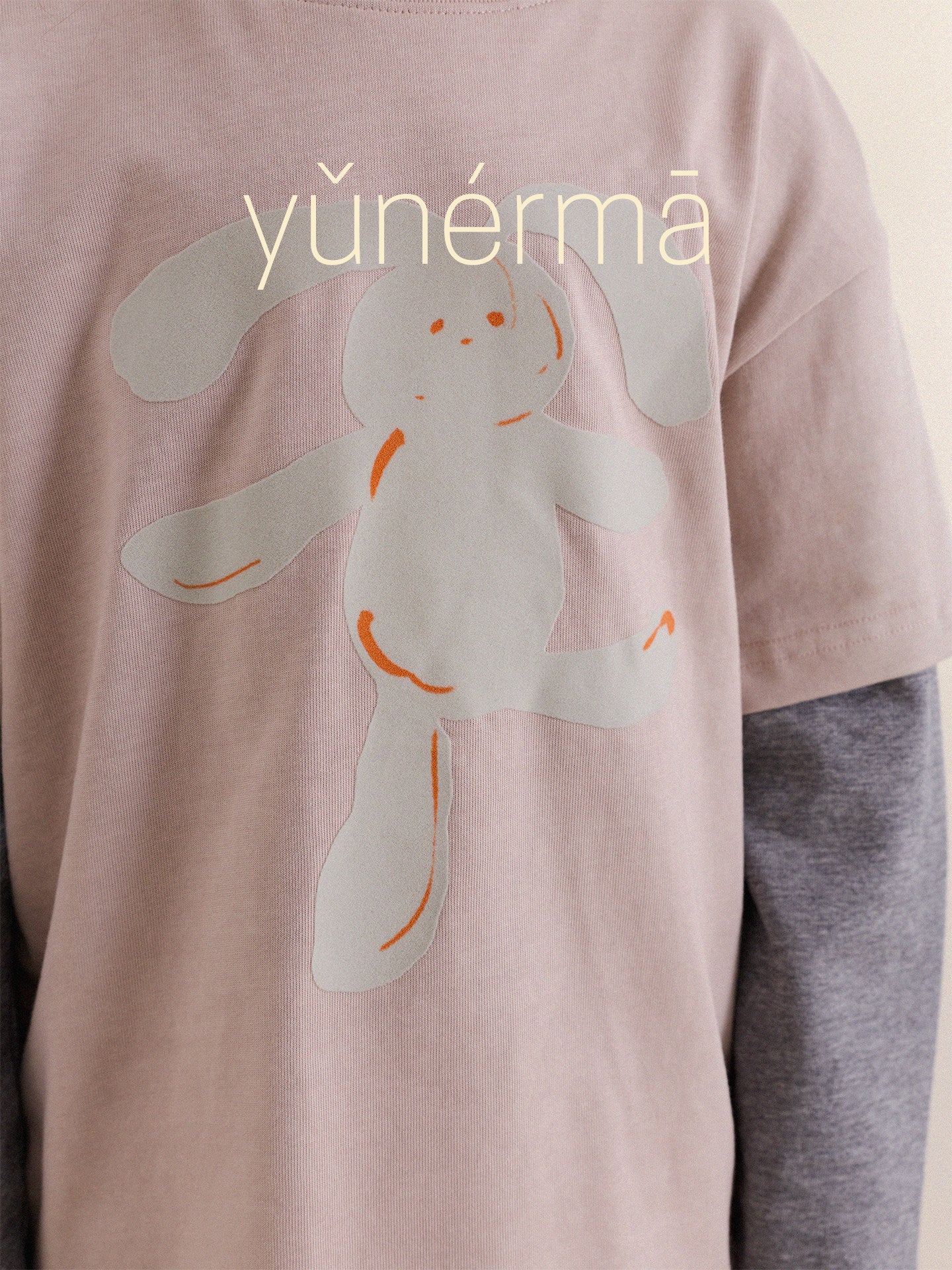 Kids' Junior Faux Layered Printed Long-Sleeve T-Shirt [mh0013972]