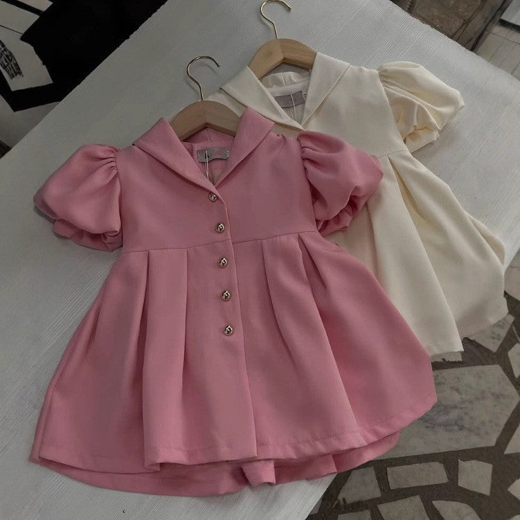 2025 vestido de princesa de algodón puro para niñas rusas, de primavera y otoño, estilo francés JK, con cuello y cárdigan【mh0013867】