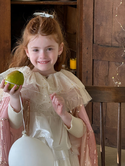 Princess Robe, Sequined Tulle Cape, Princess Style [mh0011896]