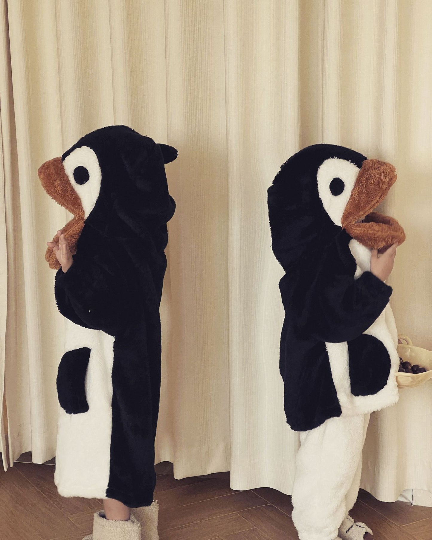 Conjunto de pijama para niños, disfraz, kigurumi de pingüino, disfraz, conjunto de una pieza, conjunto de 2 piezas, conjunto a juego, unisex, niños, niñas, ropa infantil