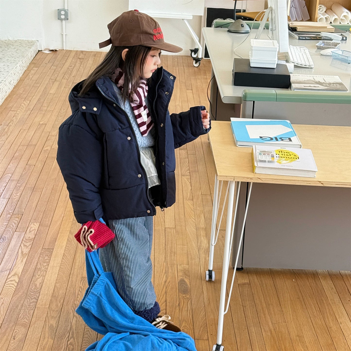 フーディパファージャケット 中綿ブルゾン コート【mh0011913】